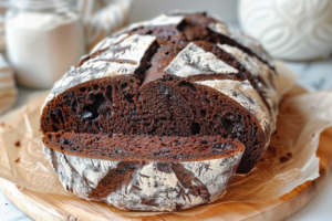Recette de pain au levain au chocolat