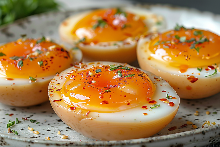 Œufs marinés pour Ramen Recette