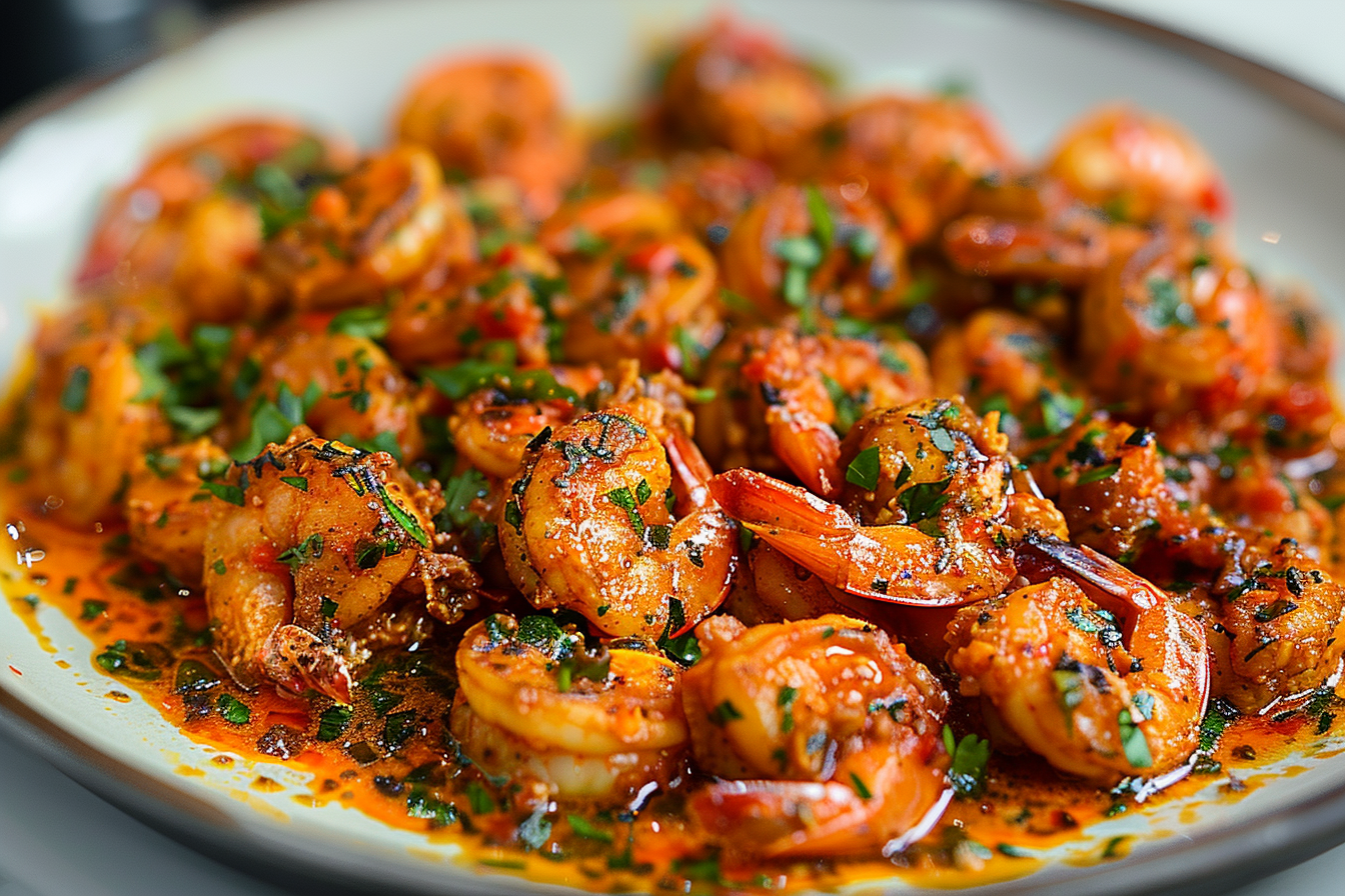 Recette de scampi aux crevettes épicées
