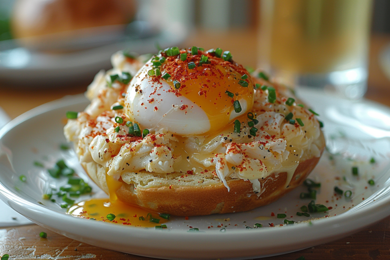 Recette des oeufs bénédictins au crabe