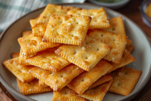 Sourdough Discard Cheese Crackers Recipe