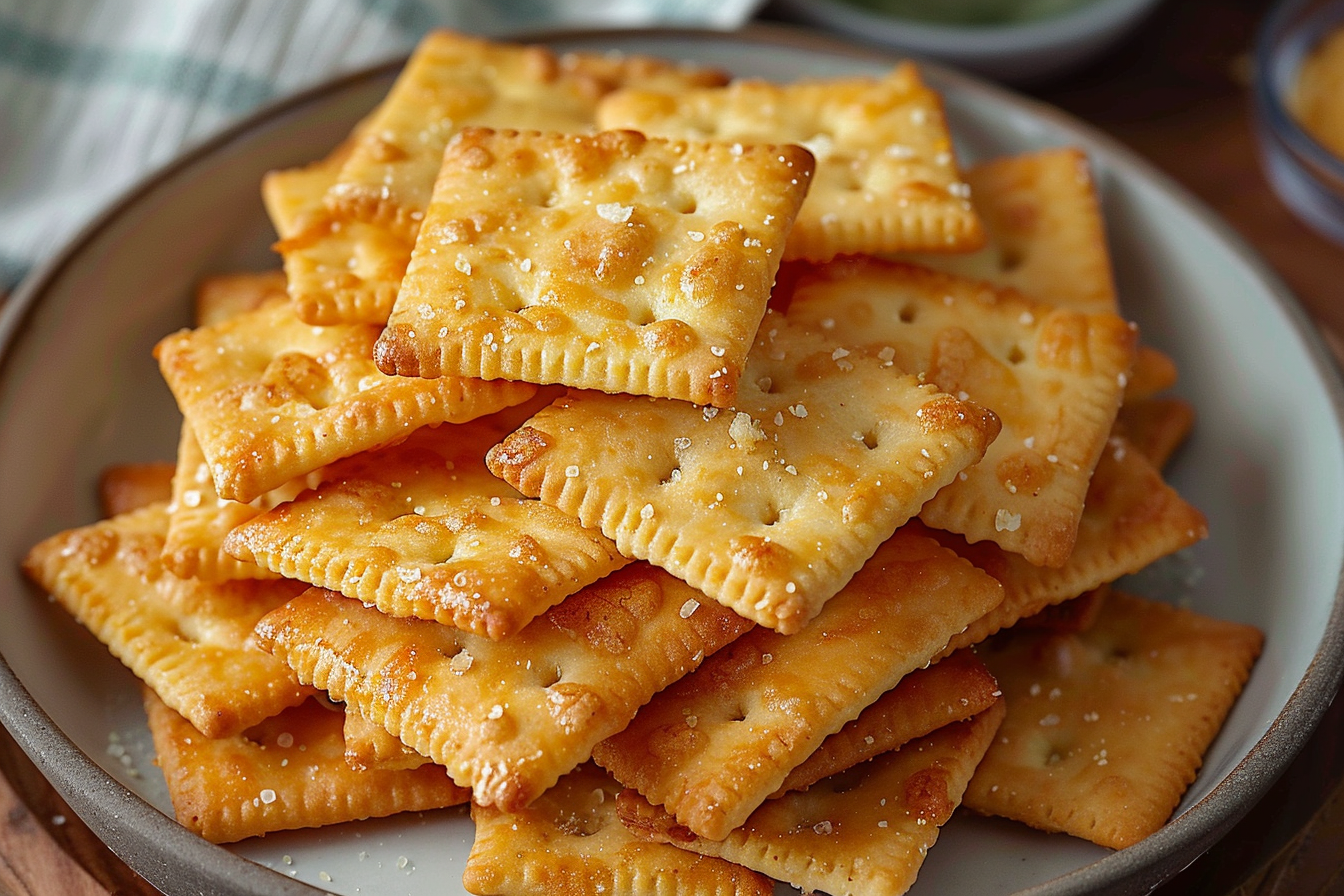Recette de craquelins au levain et au fromage de rebut