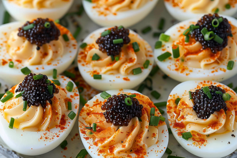 Deviled Eggs with Caviar Recipe