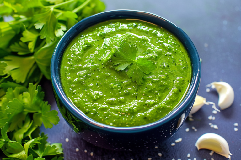 Guasacaca Venezolana (Venezuelan Green Sauce Recipe)