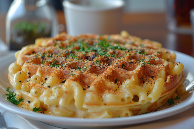 Mac and Cheese Waffles Recipe