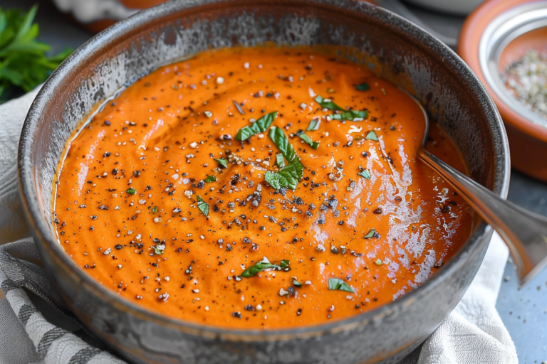 Sweet Pepper Cream Sauce Recipe