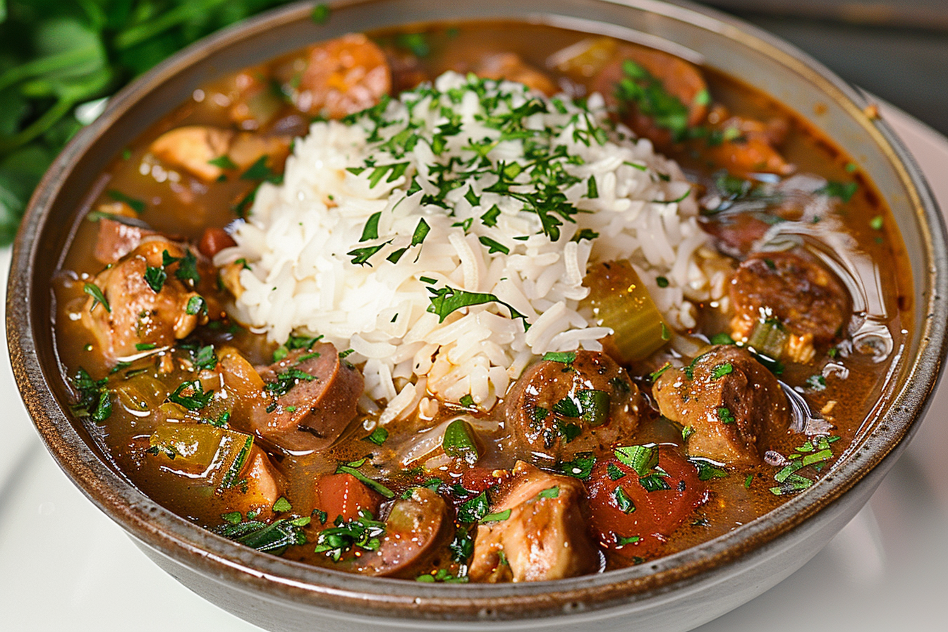 Chicken and Sausage Gumbo Recipe