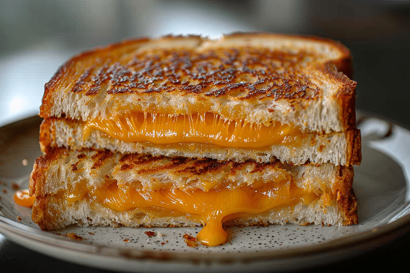 Grilled Cheese Sandwich in Toaster Oven