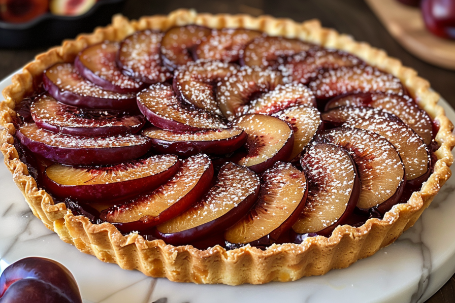 Recette classique de la tarte aux prunes américaine