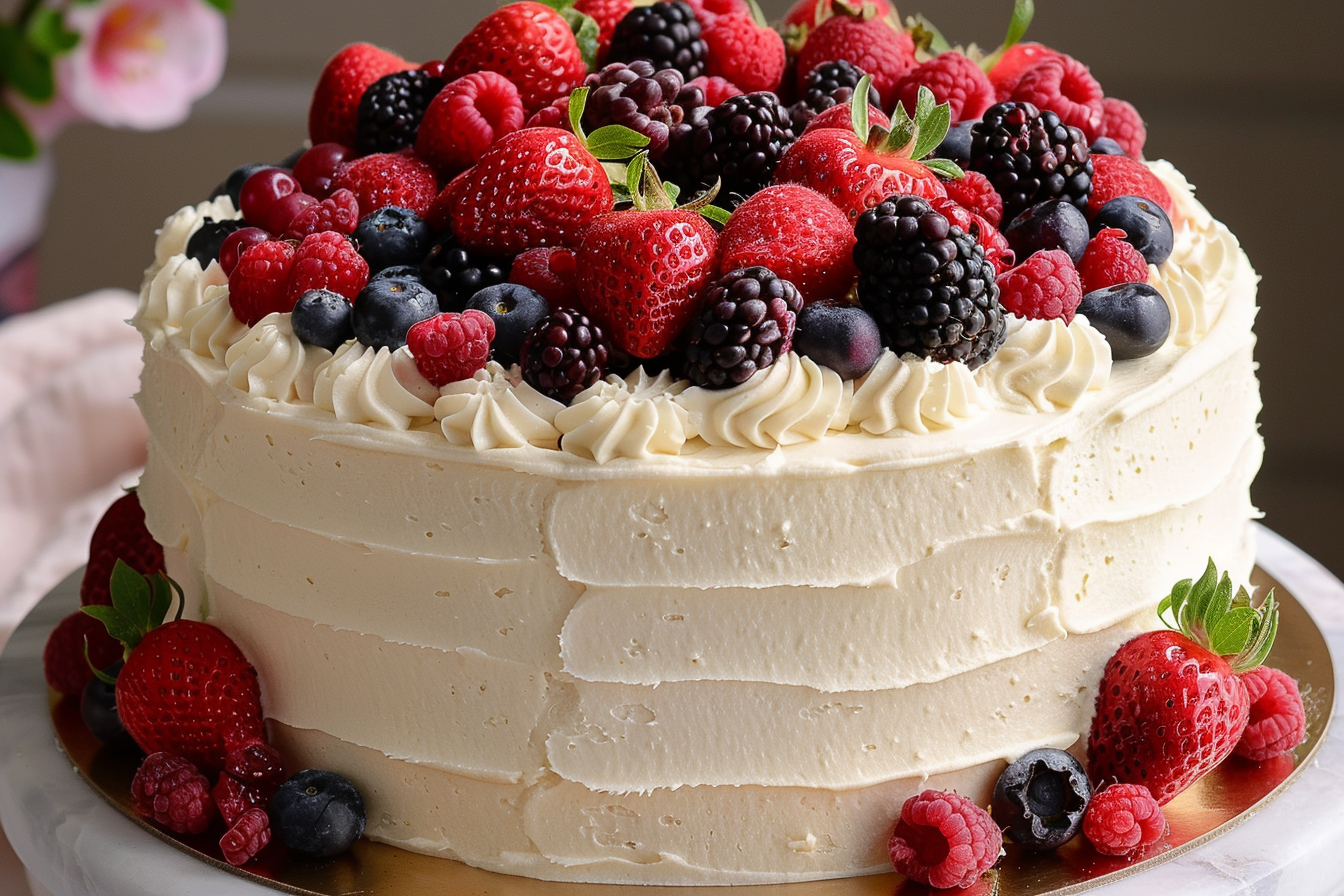 Berry Chantilly Cake Recipe