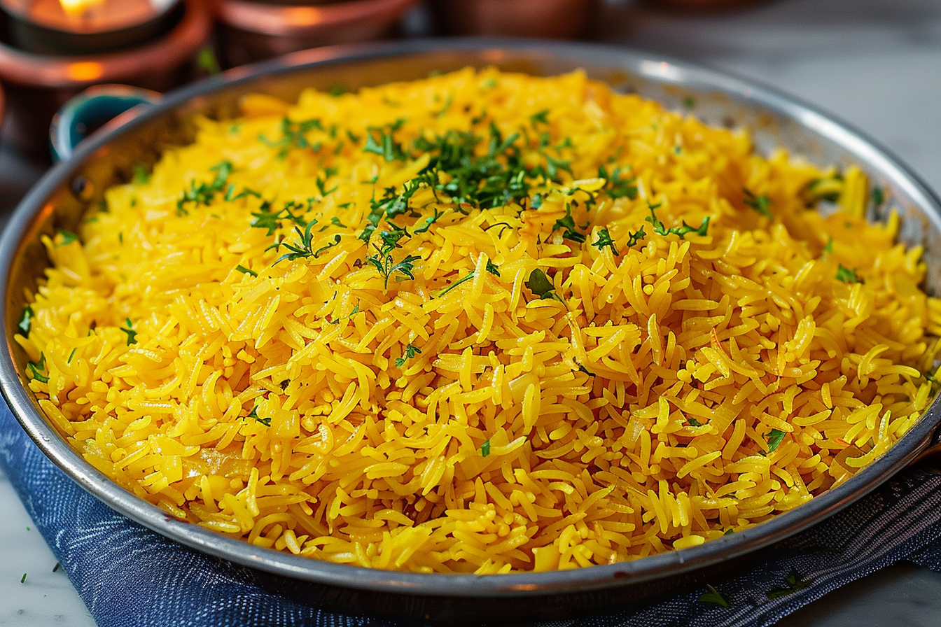 Recette de riz au safran
