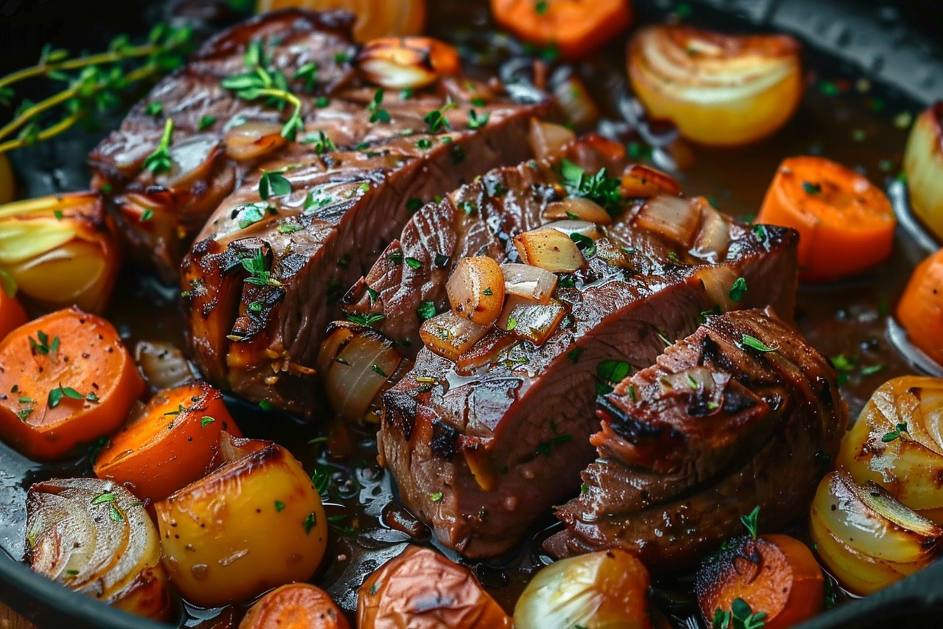 Recette traditionnelle de rôti de cerf