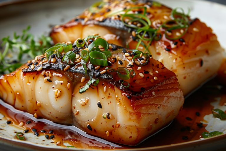 Recette de la morue noire marinée au miso de Nobu