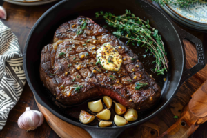Garlic Butter Beef Round Steak Recipe