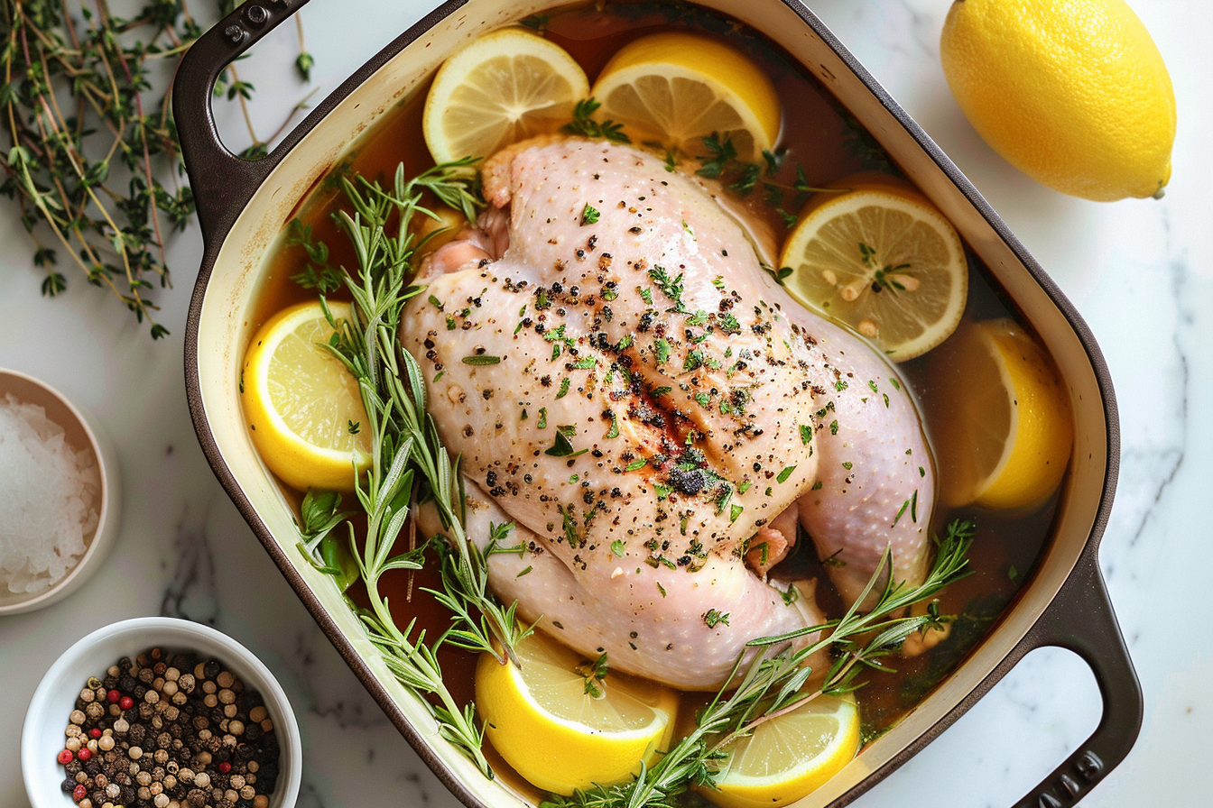 Recette de saumure de poulet