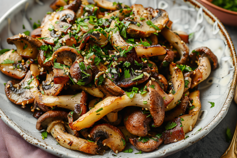 Recette de pleurotes sautés