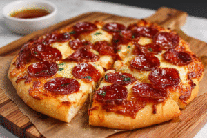 Hot Honey Pepperoni Pizza Recipe