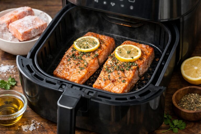 How Long to Cook Frozen Salmon in Air Fryer